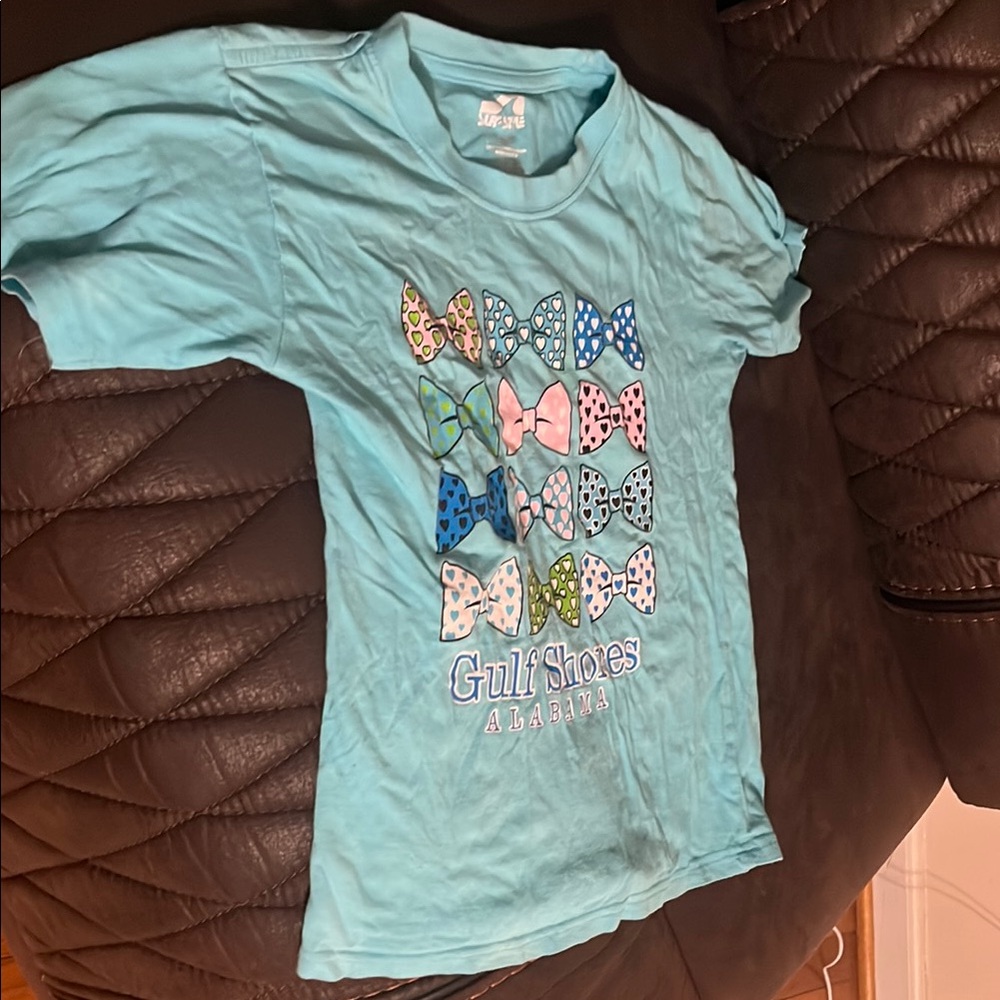 Surf Style Blue Short Sleeve Tee